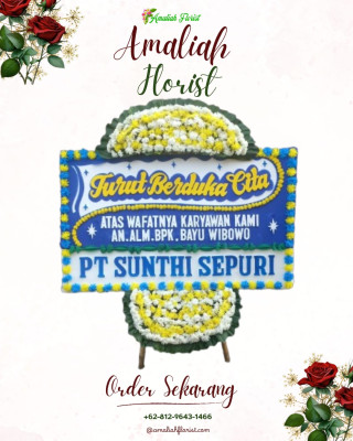 Papan Bunga Duka di Sei Kera Hulu