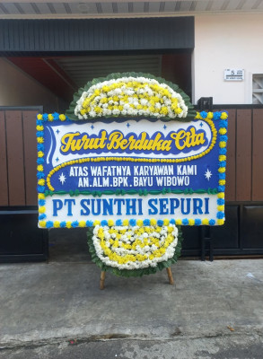 Papan Bunga Duka di Sei Kera Hulu