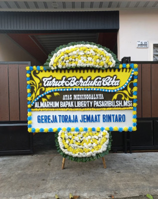 Papan Bunga Duka di Sei Kera Hulu